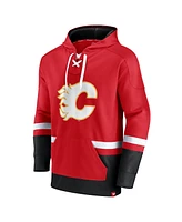 Fanatics Men's Red Calgary Flames First Battle Power Play Pullover Hoodie