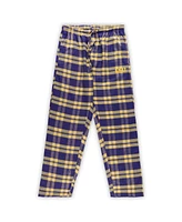 Profile Men's Purple Lsu Tigers Big Tall 2-Pack T-Shirt Flannel Pants Set