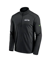 Nike Men's Black Seattle Seahawks Pacer Half-Zip Top