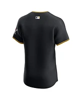 Nike Men's Black Pittsburgh Pirates Alternate Vapor Premier Elite Patch Jersey