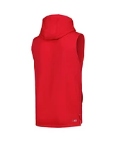 Msx by Michael Strahan Men's Red Tampa Bay Buccaneers Marathon Sleeveless Pullover Hoodie