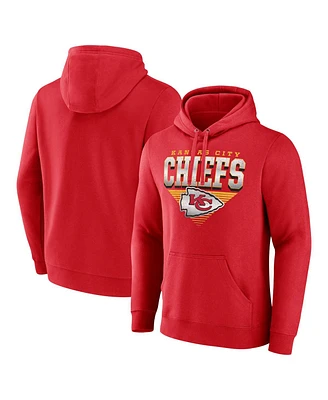 Fanatics Men's Red Kansas City Chiefs Geometric Chrome Pullover Hoodie