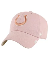 '47 Brand Women's Pink Indianapolis Colts Ballpark Cheer Dusty Rose Clean Up Adjustable Hat