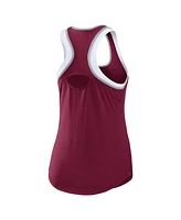 Wear by Erin Andrews Women's Maroon Texas A M Aggies Open Hole Razorback Tank Top