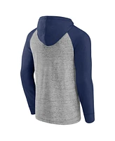 Fanatics Men's Steel New England Revolution Deflection Raglan Pullover Hoodie