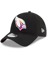 New Era Men's Black Arizona Cardinals 2023 Nfl Crucial Catch 9TWENTY Adjustable Hat