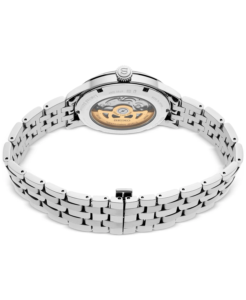 Seiko Men's Automatic Presage Cocktail Time Stainless Steel Bracelet Watch 40mm - Limited Edition