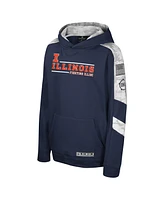 Colosseum Big Boys and Girls Navy Illinois Fighting Illini Oht Military Appreciation Cyclone Digital Camo Pullover Hoodie