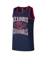 '47 Brand Men's Navy St. Louis Cardinals Upload Franklin Tank Top