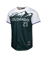 Nike Big Boys and Girls Kris Bryant Green Colorado Rockies City Connect Limited Player Jersey