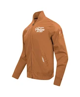 Pro Standard Men's Brown Philadelphia Phillies Paint The City Twill Full-Zip Jacket