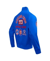 Pro Standard Men's Royal Chicago Cubs Area Code Twill Full-Zip Jacket