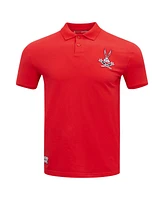Freeze Max Men's Bugs Bunny Red Looney Tunes Freshen Up Polo