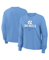 Jordan Women's Carolina Blue North Tar Heels Primetime University Long Sleeve Boxy T-Shirt