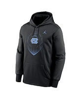 Jordan Men's Black North Carolina Tar Heels Football Icon Performance Fleece Pullover Hoodie