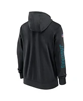 Nike Men's Black Jacksonville Jaguars 2024 Sideline Club Full-Zip Hoodie