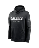 Nike Men's Black Arizona Diamondbacks Fashion Club Pullover Hoodie