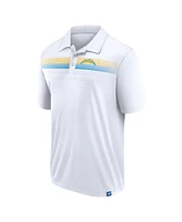 Fanatics Men's White Los Angeles Chargers Big Tall Sublimated Polo