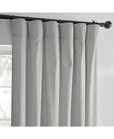 Half Price Drapes Silver Abstract Lounge Embossed Velvet Room Darkening Curtain