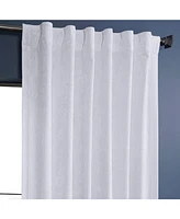 Half Price Drapes Pearl White Lush Crush Velvet Room Darkening Curtain