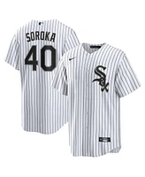 Nike Men's Michael Soroka White Chicago Sox Home Replica Jersey