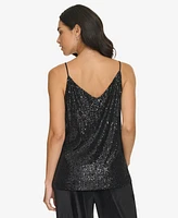 Calvin Klein Women's V-Neck Sequin Camisole