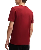 Boss by Hugo Boss Men's Bubble-Jacquard Structure T-shirt