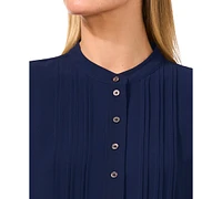 CeCe Women's Pintucked Blouse