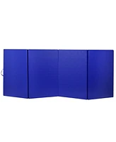 Skonyon 4 Feet x 10 Feet Thick Folding Panel Gymnastics Mat-Blue