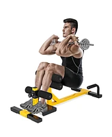 Skonyon 3-in-1 Sissy Squat Ab Workout Home Gym Sit-up Machine