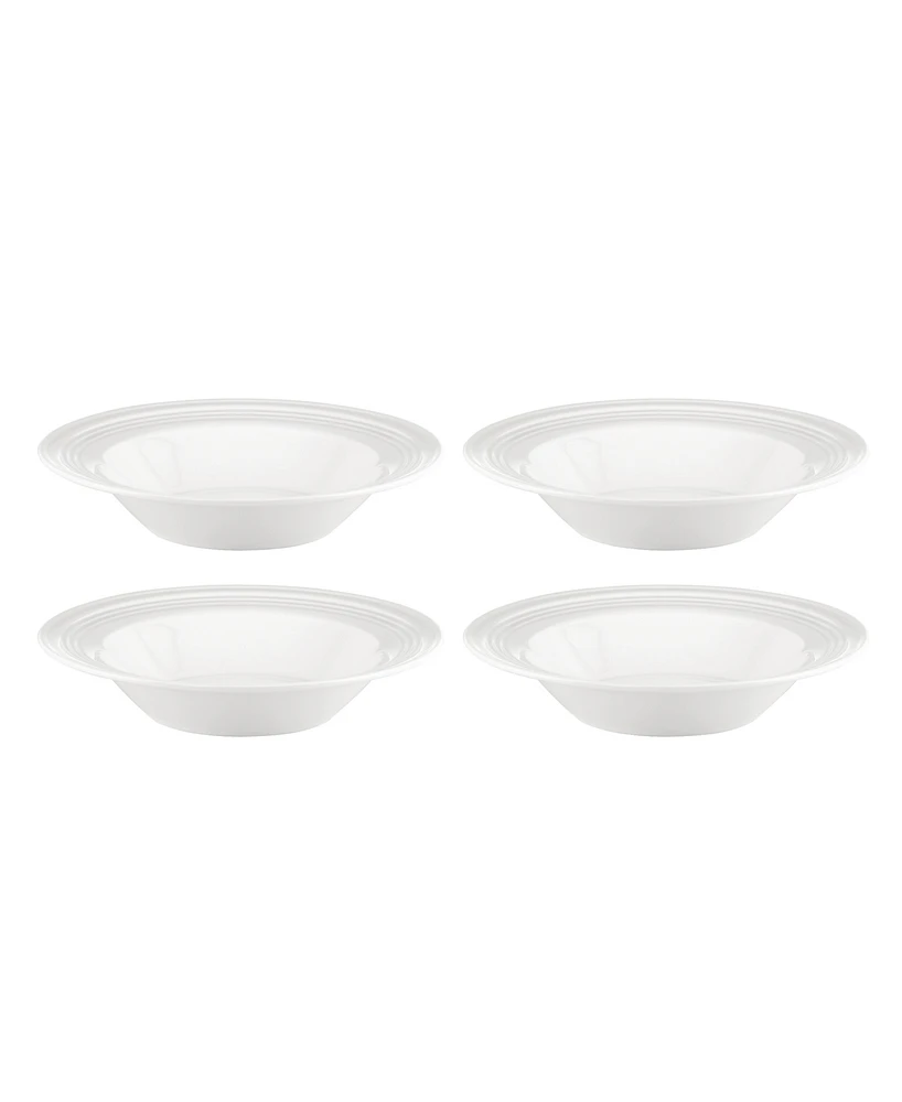 Lenox Tin Can Alley Rimmed Soup Bowls, Set of 4