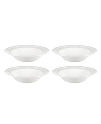 Lenox Tin Can Alley Rimmed Soup Bowls, Set of 4