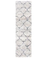 Safavieh Fontana Shag FNT888F 2'3"x10' Runner Area Rug