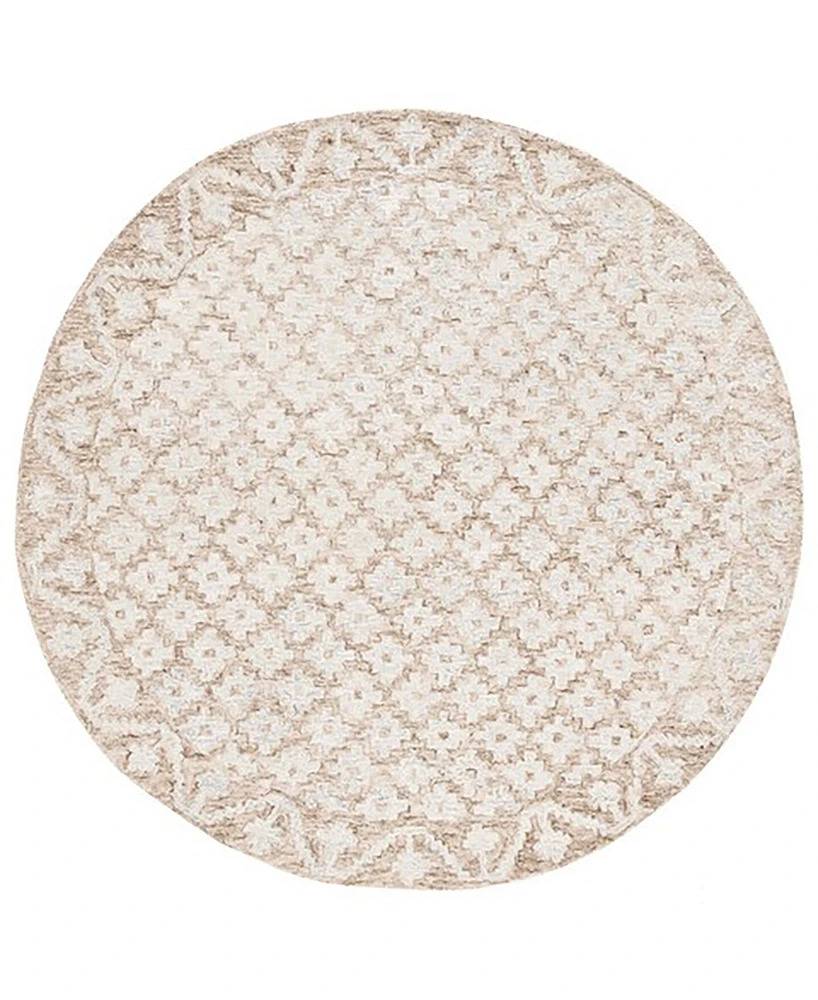 Safavieh Metro Iii MET357W 6'x6' Round Area Rug