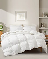 Unikome Heavyweight White Goose Feather and Down Comforter