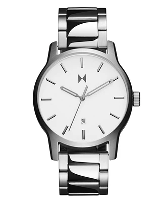 Mvmt Men's Classic Ii Silver Stainless Steel Watch 44mm