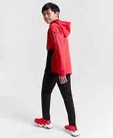 Champion Big Boys Big Boys Colorblocked Active Full Zip Hoodie Embroidered Logo T Shirt Double Knit Zip Pocket Active Pants