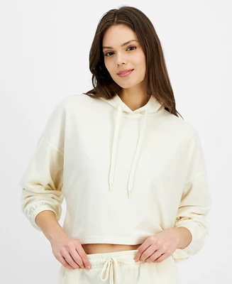 Hippie Rose Juniors' Dream Fleece Cropped Hoodie
