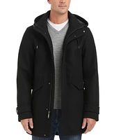 Vince Camuto Men's Hooded Zip and Snap-Front Coat