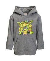 Teenage Mutant Ninja Turtles Toddler Boys Tmnt Leonardo Michelangelo Donatello Raphael Fleece Pullover Hoodie to