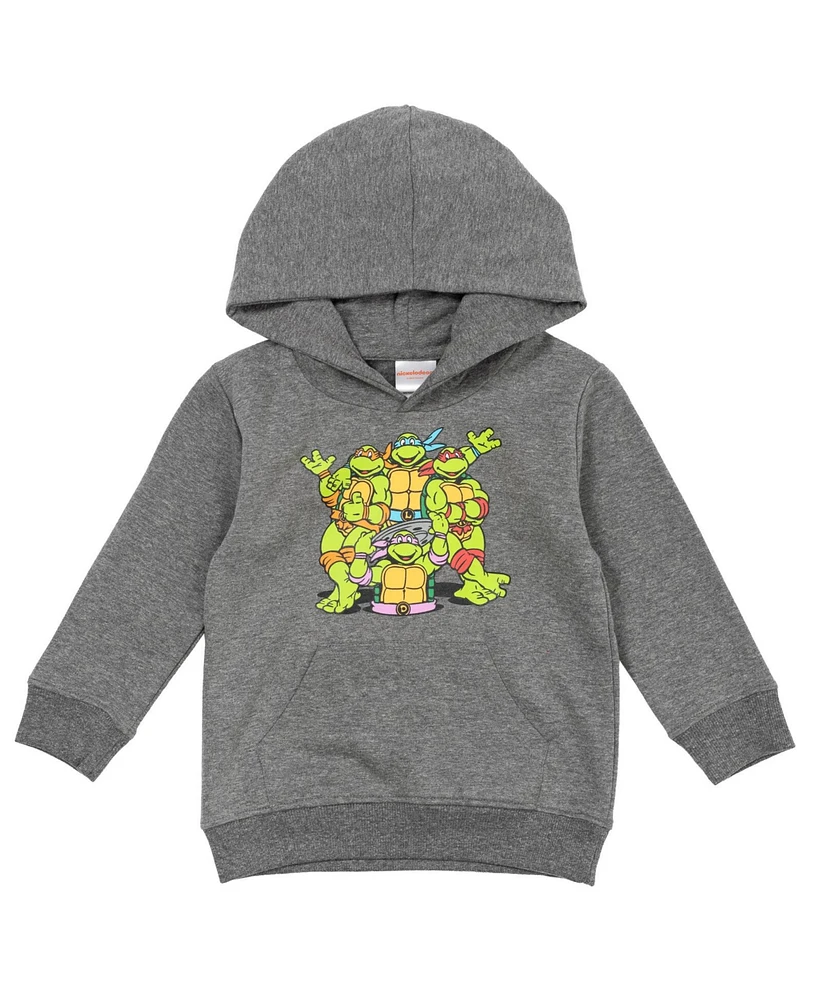 Teenage Mutant Ninja Turtles Toddler Boys Tmnt Leonardo Michelangelo Donatello Raphael Fleece Pullover Hoodie to