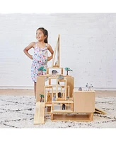 ECR4Kids Hollow Block Set, Natural, 18-Piece