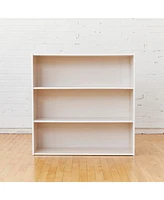 ECR4Kids Streamline 3-Shelf Storage Cabinet, 36in, White Wash