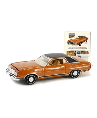 Greenlight Collectibles 1/64 1973 Gran Torino, Vintage Ad Cars Series 10 39140-e