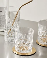 Orrefors Peak Old Fashioned Barware, Set of 4