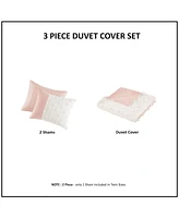 Intelligent Design Shay Clip Jacquard -Pc. Duvet Cover Set