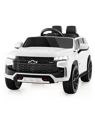 Gymax 12V Kids Ride On Car Chevrolet Tahoe Electric Truck Suv Remote w/ Light & Music