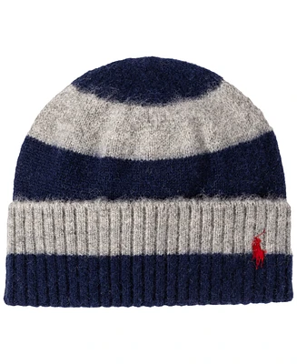 Polo Ralph Lauren Men's Brushed Stripe Beanie