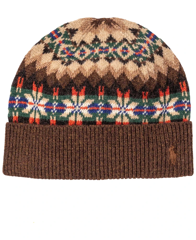 Polo Ralph Lauren Men's fair Isle beanie