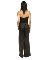 Michael Kors Women's V-Neck Sleeveless Jumpsuit